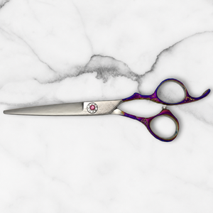 Ciseaux droits pour gauchers NYBL-55 de 5,5 pouces, JAPON, acier 440C, tranchants, dureté 58-59HRC, manche en acier inoxydable, ciseaux de barbier, cheveux, 28 - Product Image 4