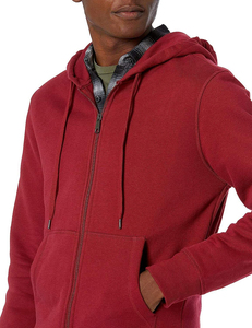 Factory Made Design Your Own Vintage Acid Washed Zipper-Up Fleece Heavyweight 420g Winter Zipper Hoodie for Men - Product Image 6