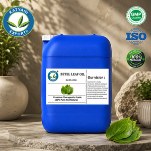 Pure Betel Leaf <b>Essential</b> <b>Oil</b> 1KG Natural Piper Betle Steam Distilled Herbal <b>Oil</b> - With Aromatherapy Grade - Bulk Supplier India - Product Image 5