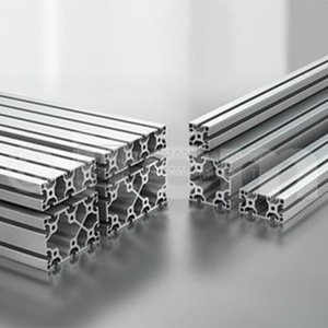 Profilé carré en aluminium extrudé industriel robuste Langle LE--8-40120 8080W, cadre en alliage, soudable, découpe sur mesure 1% - Product Image 6