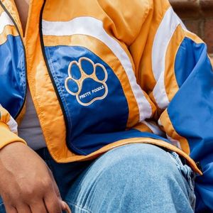 Custom Pretty Poodle <b>Women's</b> Bomber <b>Jacket</b> Embroidered Graphic Design Long Sleeve <b>Zip</b> <b>Up</b> Casual Sorority Fashion Outerwear - Product Image 5