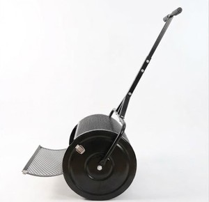 Heavy Duty Metal Mesh Basket <b>Compost</b> & Peat Moss <b>Spreader</b> Topdressing Roller Garden Fertilizer Soil <b>Spreader</b> ODGGAD017 - Product Image 3