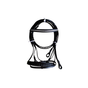 english horse bridle genuine leather horse bridle crystal browband bridle padded horse bridle <b>equestrian</b> riding bridle dressage - Product Image 1