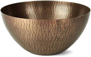 Handmade Copper Tabletop <b>Vase</b> With Bohemian Design And Patina Finish - Product Image 4