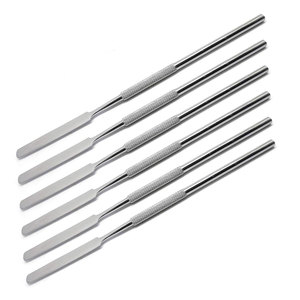 Espátulas para cemento dental, juego de 6 piezas, instrumentos de mezcla de acero inoxidable para laboratorio dental, cemento compuesto de ortodoncia, alginato y cera - Product Image 2