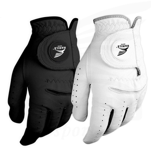 Gants de golf professionnels respirants en cuir véritable pour main gauche et droite, design unique - Product Image 2