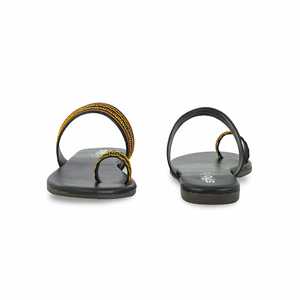 Calzado casual negro CL1907 Flats cómodo para todos los días - Product Image 2