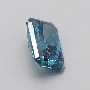 Diamant CVD de taille Radiant, bleu vif fantaisie, clarté SI1, polissage excellent, pierre cultivée en laboratoire certifiée, pièce de bijouterie haut de gamme disponible - Product Image 4