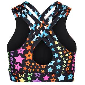 Sujetador deportivo transpirable de alto soporte con cuello en U, diseño de espalda hermosa, para yoga y running, top de fitness para mujer, venta al por mayor personalizada - Product Image 5