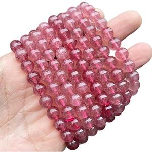 JD Wholesale Classic 8mm Round Gem Beads Charm Stretch <b>Bracelets</b> 2A Natural Golden Quartz Unisex <b>Bracelet</b> for Jewelry Gift - Product Image 1