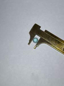 Fluorita Azul Natural, Corte Redondo Tipo Sugarloaf, 8mm, 2.8 Ct, de Afganistán, para Fabricación de Joyería DIY - Product Image 5