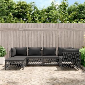 Set Lounge da Giardino Antracite - Product Image 1