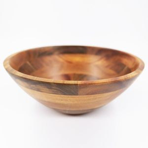Black Walnut Salad Bowl Solid Wood Fruit Plate Nut Dried Fruit <b>Box</b> <b>Noodles</b> Food Salad Bowl - Product Image 3