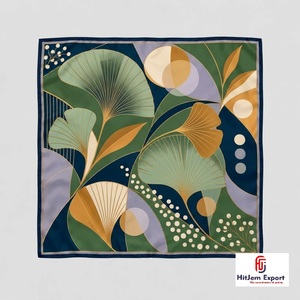 Custom Printed Silk Feel <b>Square</b> <b>Scarf</b> Lightweight Fashion OEM ODM Manufacturer Lesbos Custom Fabric Products Bulk Supply - Product Image 1