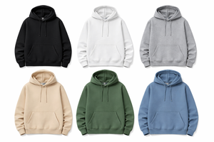 เสื้อฮู้ดดี้ทรงบ็อกซี่แบบครอป ผ้าฝ้าย 100% เฟรนช์เทอร์รี่ 500GSM ทรงโอเวอร์ไซส์ หนานุ่ม - Product Image 3