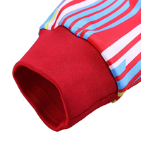 Ensemble de survêtement de football personnalisé OEM, dernier design, impression par sublimation, veste et pantalon de sport en polyester à séchage rapide pour l'entraînement