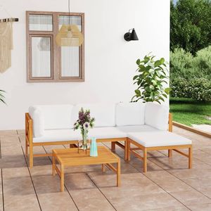 Ensemble de salon de jardin en teck massif, design grand et durable - Product Image 1