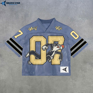 Camiseta de Fútbol Ligera de Malla Transpirable de Secado Rápido, Manga Corta, Estampada, Ropa de Entrenamiento de Fútbol, Diseño Personalizado - Product Image 4