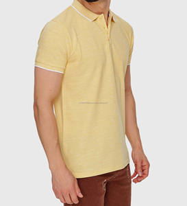 Camisetas de manga larga con cuello en V de algodón liso clásico al por mayor, polos para hombre de manga larga completa - Product Image 4