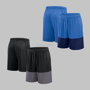 Pantalones cortos de baloncesto personalizables con logotipo bordado Diseño de malla transpirable Opciones de talla grande Estilos de selección múltiple - Product Image 1