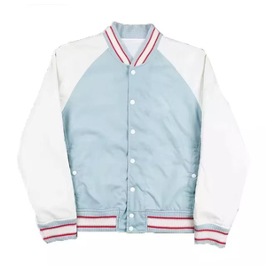 Chaquetas Varsity de Béisbol Personalizadas al por Mayor con los Últimos Diseños, Manga Larga, Lisas, para Hombre, de Secado Rápido y Duraderas - Product Image 1