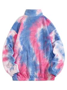 Sweat à capuche en polaire personnalisable pour homme, coupe ample, décontracté, manches longues, col montant - Product Image 2