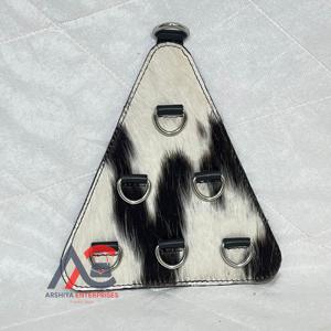 ที่แขวนผ้าขนหนูแบบติดผนังสไตล์เรียบง่าย ทำจากหนังวัวแท้ ตกแต่งบ้านด้วยผ้าพันคอหนังวัวแท้ - Product Image 1