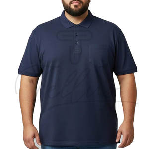 เสื้อโปโลพลัสไซส์ใหม่ ผ้าฝ้ายระบายอากาศ เสื้อโปโลโอเวอร์ไซส์สำหรับผู้ชาย เสื้อยืดโปโลลำลอง - Product Image 4