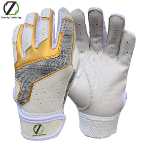Gants de frappe en cuir Cabretta Pro Series, rembourrés et élégants, avec une adhérence et un ajustement confortables pour les joueurs de baseball et de softball - Product Image 5