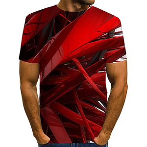 Conjuntos de 2 piezas de verano para hombre, personalizados y duraderos, con estampado puff, 100% algodón, camiseta y pantalones cortos estampados. - Product Image 6