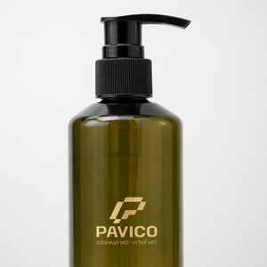 ขวดปั๊มพลาสติก PET ขนาด 300 มล. ยี่ห้อ Pavico คอขวดขนาด 24 มม. พิมพ์ลายซิลค์สกรีน สำหรับบรรจุภัณฑ์แชมพู โลชั่น ครีมอาบน้ำ ผลิตในเวียดนาม - Product Image 6