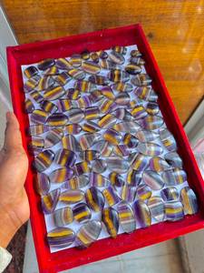 Lot de cabochons en fluorite 100 % naturelle faits à la main, qualité supérieure, pierres précieuses polies en vrac, vente en gros - Product Image 1