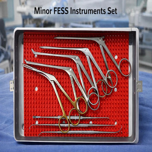 Ensemble d'instruments FESS de petite taille Jamso Industries, 10 pièces, kit chirurgical endoscopique pour la chirurgie des sinus, kit chirurgical ORL en acier inoxydable - Product Image 5