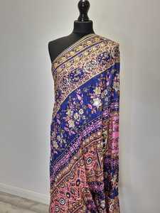 Premium Mirror Design <b>Shawls</b> <b>Traditional</b> <b>Scarves</b> <b>Shawls</b> & Hijab Stylish Handmade Embellished Wrap for Women Festive Clothing - Product Image 2