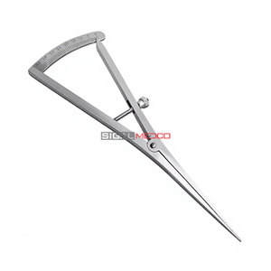 Calibre Droit Manuel de 7 Pouces pour Cartographie Osseuse, Échelle de Mesure de Précision 0-40mm, Acier Inoxydable Allemand, Poignée Ergonomique - Product Image 3