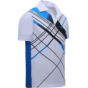 Servicio OEM, Camiseta de Golf para Hombre con Logotipo Personalizado, Alta Calidad, 100% Algodón, Transpirable, Color Sólido, Diseño Personalizado, Polo para Hombre - Product Image 3