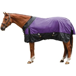 Housse de couverture d'hiver pour cheval, élégante et colorée, personnalisable, imperméable, en polyester ripstop, avec doublure polaire, pour selle western arrière - Product Image 6