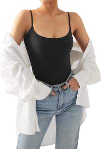 Traje de Baño Entero Sexy para Mujer, con Cuello Redondo, Tejido de Punto Suave, para Playa o Piscina, Venta al Por Mayor - Product Image 3