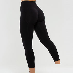 Leggings Deportivos de Cintura Media para Mujer, Tejidos y Ajustados, 92% Poliéster, 8% Elastano, Personalizados, Venta al Por Mayor - Product Image 1