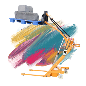 रेमेमेगा इलेक्ट्रिक पोर्टेबल कर्व्ड आर्म फोर्कलिफ्ट ट्रक 700 किलोग्राम 1.5 मीटर गोदाम मिनी हाइड्रोलिक हाथ को आगे बढ़ाया और स्टेकर्स - Product Image 2