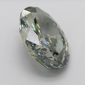 Diamant de luxe certifié 11,05 carats, vert vif fantaisie, taille ovale, clarté VS1, excellente taille, pour joaillerie fine - Product Image 3
