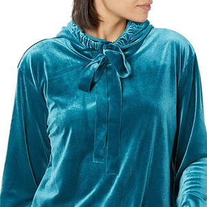 Fournisseur OEM – Vente mondiale – Sweat à capuche en coton épais et respirant pour femme – Style streetwear – Confort technique pour l'hiver - Product Image 5