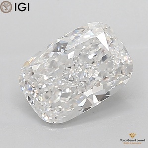 เพชร CVD ที่เพาะเลี้ยงในห้องปฏิบัติการ รูปทรงคุชชั่น สี E ความสะอาดระดับ VVS1 พร้อมใบรับรอง IGI น้ำหนัก 2.50 กะรัต สำหรับเครื่องประดับแฟชั่นสตรี - Product Image 1