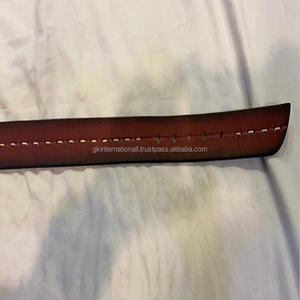 Dernières tendances en cuir de vachette pleine fleur pour hommes ceinture décontractée en cuir véritable sur mesure prix de gros ceintures et accessoires pour hommes - Product Image 6