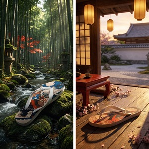 Chanclas de Goma EVA Personalizadas de Vietnam con Patrón Impreso o Pegado, Pantuflas de Alta Calidad para Exteriores para Hombres y Mujeres - Product Image 1