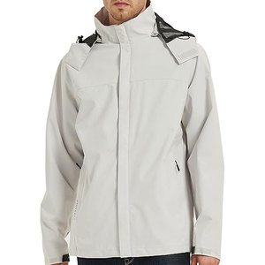 <b>Lightweight</b> Waterproof Hooded <b>Rain</b> <b>Jacket</b> Outdoor Raincoat Shell <b>Jacket</b> for Hiking Travel Camping Windproof Breathable Packable - Product Image 5