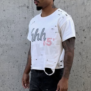 Nouveau T-shirt Henley décontracté à manches longues pour homme, personnalisable avec logo, vente en gros, haute qualité, luxe, uni, court - Product Image 2