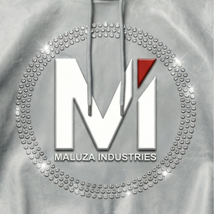 Sudadera de Lujo ONYX de MALUZA Industries, 100% Algodón, Tejido Revestido para Invierno, Logotipo Apilado, Edición Urbana Streetwear - Product Image 5