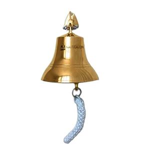 Campana de Barco de Latón de Estilo Vintage para Decoración de Inspiración Antigua que Crea un Ambiente Marítimo del Viejo Mundo y Elegancia - Product Image 1