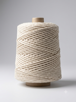 Fil tissé creux à extrémité ouverte MKTC102 écologique en polyester recyclé vert 0,6 pour balais de nettoyage de sol